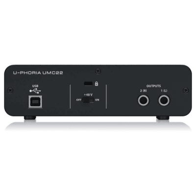 INTERFAZ DE AUDIO USB U-PHORIA UMC22 BEHRINGER