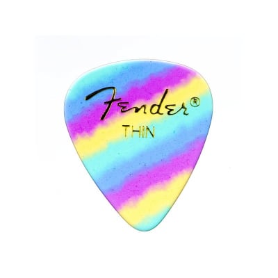 Fender Unetas 351 Shape Graphic Rainbow Thin Setx12
