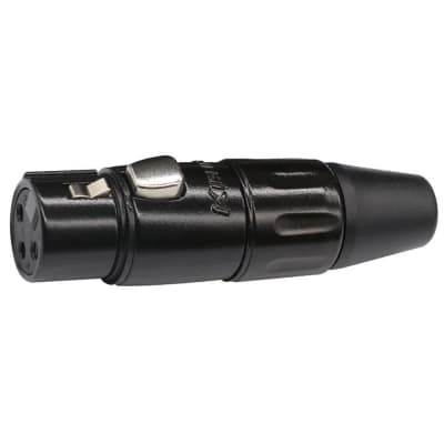 Conector Micrófono Black Hembra Blister 2U Kirlin X-3216