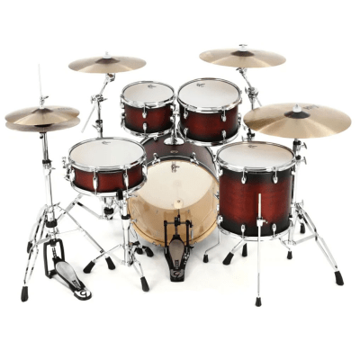 SHELLPACK 5 PCS CATALINA MAPLE 10,12,14,20 + 14 X 5,5 SATIN DEEP CHERRY BURST CM1-E605-SDCB GRETSCH