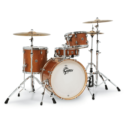 SHELLPACK 4 PCS CATALINA CLUB CLASSIC 12,14,20 + 14 X 5,5 BRONZE SPARKLE CT1-J404-BS GRETSCH