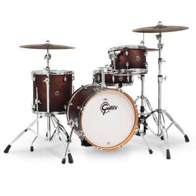 SHELLPACK 4 PCS CATALINA CLUB JAZZ 12,14,18 + 14 X 5 SATIN ANTIQUE FADE CT1-J484-SAF GRETSCH