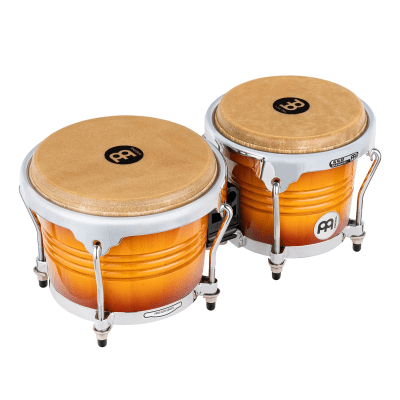 BONGO MARATHON EXCLUSIVE SERIES GOLD AMBER SUNBURST FWB200GAB MEINL BONGO MARATHON EXCLUSIVE SERIES GOLD AMBER SUNBURST FWB200GAB MEINL