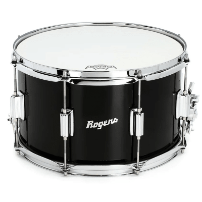 TAMBOR POWERTONE 14 X 8.0 PIANO BLACK NO.28-PB ROGERS