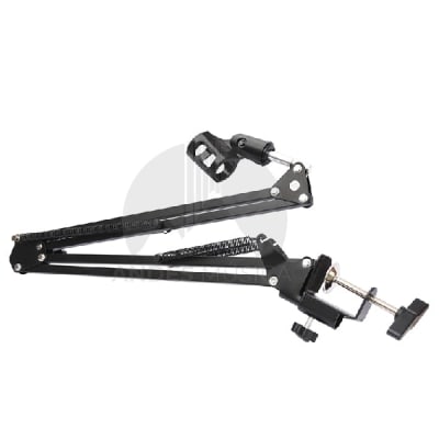 Brazo Micrófono Escritorio + Filtro Anti Pop