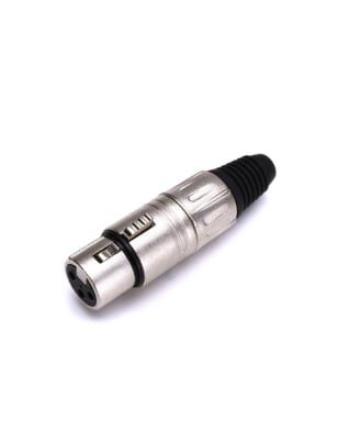 Conector XLR Hembra Metálico L3FNN01 Santo Angelo Conector XLR Hembra Metálico L3FNN01 Santo Angelo