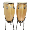 SET CONGA 10 & 11 XH28 NATURAL + STAND TP100NW  TUMBAO1 SET CONGA 10 & 11 XH28 NATURAL + STAND TP100NW  TUMBAO1