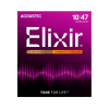 Elixir 11002 NANOWEB 10-47 Cuerdas Guit Acústica Extra Light1