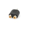 Adaptador RCA F 2 a 1 Nickel 2643 Kirlin1