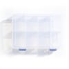 Caja para Uñetas o Accesorios Plástica con Divisiones KMT1