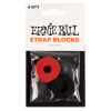 PACK 4 STRAP BLOCKS GOMA BLACK AND RED 4603 ERNIE BALL1