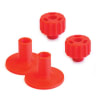 Pack 2 Nuts + 2 Bujes Rojo NDS1