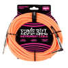 CABLE DE INSTRUMENTO 3 MTS. TRENZADO RECTO/ANGULO NEON ORANGE 6079 ERNIE BALL1