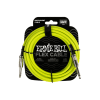 CABLE DE INSTRUMENTO 6 MTS. FLEX RECTO/RECTO GREEN 6419 ERNIE BALL1