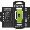DAMPER TELA LOGO METAL VERDE FLUOR DTMD24 Medium IBOX1