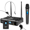 KIT MICROFONOS INALAMBRICOS MULTIFRECUENCIA UHF 700PRO SKP1