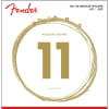 Set de Cuerdas Metal para Guitarra Acustica 70CL Bronce 80/20 011-052 Fender1