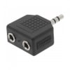 Adaptador 1 a 2 Mini Plug de 3.5 mm.1