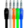 Cable Auxiliar 3.5 MM 1 Metro Colores Xtech2