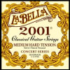 Cuerdas para Guitarra Clásica 2001MH Tensión Media / Alta La Bella1