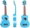 Ukelele Soprano Glossy Celeste NA-10BL1