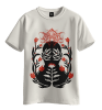 POLERA MAWIZA AB1 BLANCA / ROJA MERCH OFICIAL1