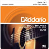Cuerdas para Guitarra Acústica Metal 10-47 80/20 Bronze EJ10 D'Addario1