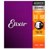 Cuerdas para Guitarra Acústica Metal 11-52 NANOWEB 11027 Elixir2