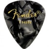 Uñetas Fender 351 Shape Shell Black Thin Setx121
