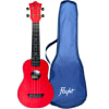 Ukelele Soprano Rojo + Funda Travel Flight TUS35RD1
