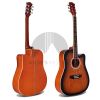 Guitarra Acústica Folk Sunburst + Funda1