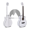 Guitarra Acústica CLASSIC White1