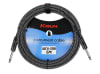 Cable de Instrumento 6 Mts. Woven Black IWCX-201B-6 Kirlin1
