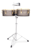 TIMBALES MATADOR BLACK NICKEL CON CAMPANA 14 Y 15 M257-BNG LP1