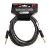 Cable Instrumento 6 Mts. Recto Tela Woven Negro IW-201BSG Kirlin1