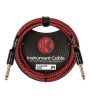 Cable de Instrumento 3 Mts. Woven Red IWCX-201B-3R Kirlin1 Cable de Instrumento 3 Mts. Woven Red IWCX-201B-3R Kirlin1