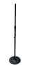 Atril de Microfono Recto con Base Redonda KB235M Hamilton1