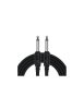 CABLE INSTRUMENTO 6 MTS. NEGRO CONECTOR RECTO NEGRO IC241 KIRLIN1