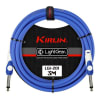 Cable para Instrumento Azul 3 Mts. LGI-201-3A Kirlin1