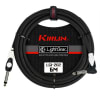 Cable para Instrumento Negro Plug Angulo 6 Mts. LGI-202-6 Kirlin1