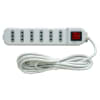 Alargador Zapatilla 6 Posiciones | 3 Mts. Blanco1