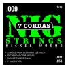 NIG Cuerdas para Guitarra Eléctrica 7 Cuerdas N-70 9-54 Níquel1