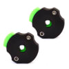 Pack 2 Nut QuickRelease Negro / Verde NDS1