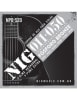 Cuerdas de Guitarra Acustica Metal NIG Folk NPB-520 11-50 Fosforo Bronze1