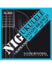 Cuerdas para Ukelele Soprano White Ball-End NIG N-305 Nylon1