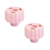 Pack 2 Nuts / Tuerca Platillo Rosa Palo NDS1