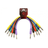 PACK 6 CABLES 15 CMS. PATCH / EFECTO COLORES CONECTOR RECTO1