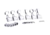 Set Clavijero Silver Metálico Sellado Rectangular Guitarra Acústica1