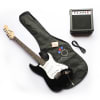 Pack de Guitarra Eléctrica Stratocaster + Amplificador + Accesorios Negra1