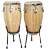 SET CONGA 11.75 & 12.5 XH28 NATURAL + STAND TP210NW  TUMBAO1 SET CONGA 11.75 & 12.5 XH28 NATURAL + STAND TP210NW  TUMBAO1